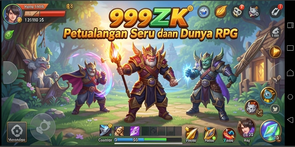 Gameplay RPG seru dan menantang di 999ZK.