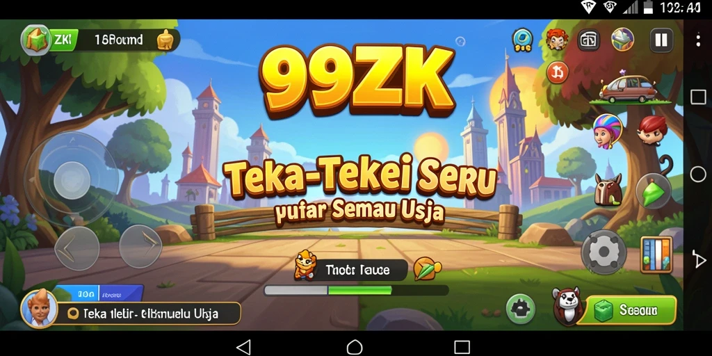 Tampilan gameplay seru di 99ZK dengan berbagai teka-teki yang menantang.