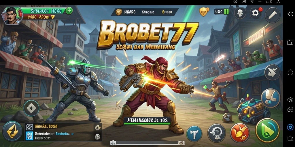 Tampilan gameplay BROBET77 yang menarik dan interaktif.