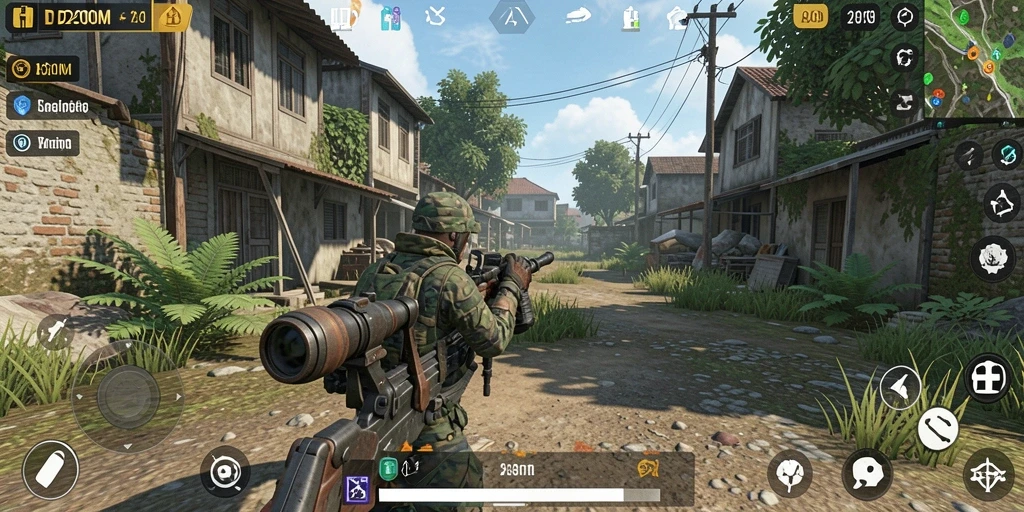 Tampilan gameplay <strong>D200M</strong> menampilkan interaksi yang menarik dengan detail grafis yang menawan.