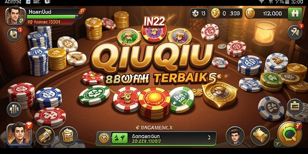 Tampilan gameplay IN22 yang penuh aksi dan strategi QiuQiu.