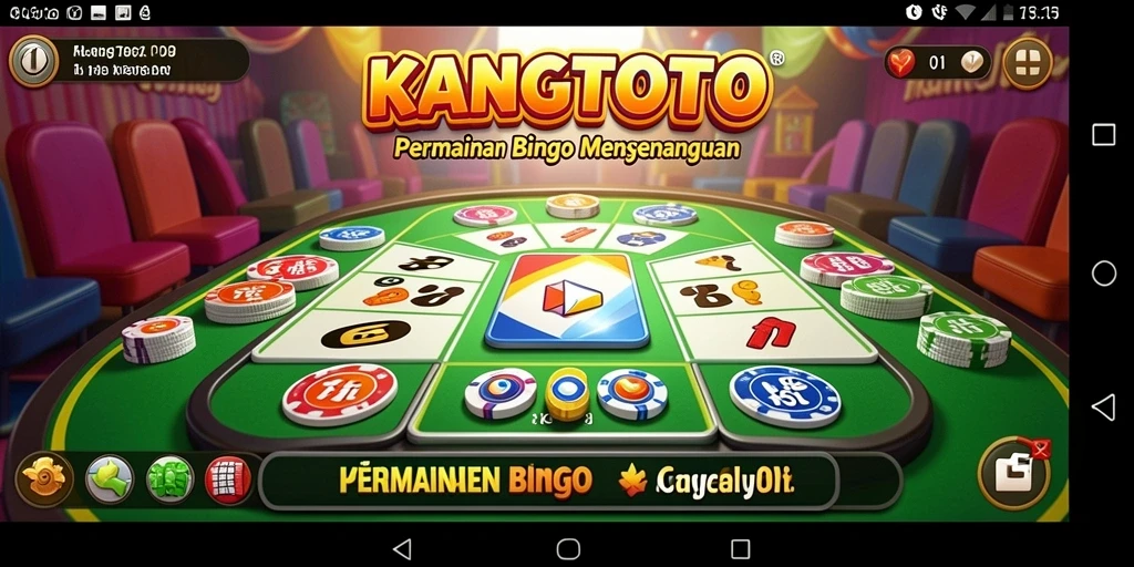 Tampilan gameplay seru KANGTOTO dalam permainan Bingo.