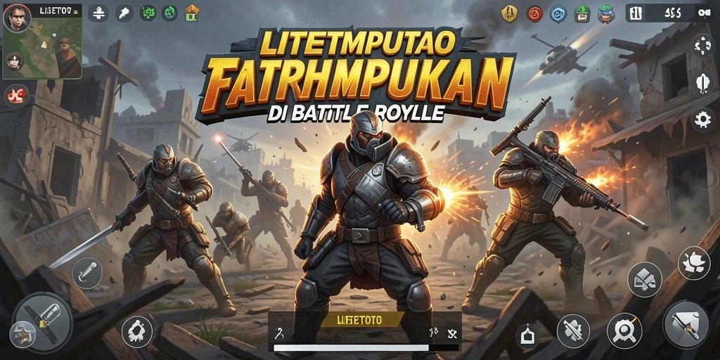 Tampilan gameplay menegangkan dalam LITETOTO yang seru dan penuh aksi.