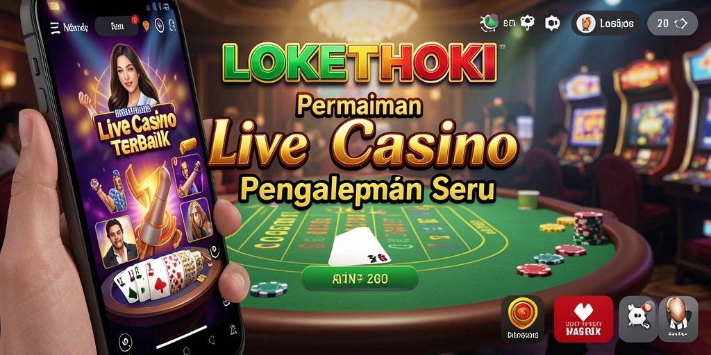 Gameplay seru dan interaktif di LOKETHOKI Live Casino.