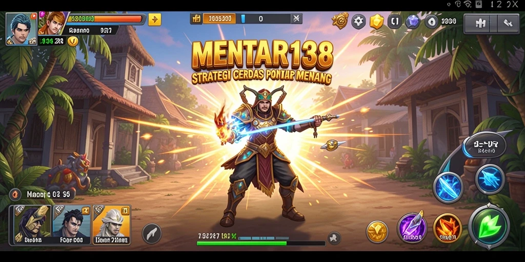 Tampilan gameplay MENTARI138 dengan berbagai strategi pertempuran.