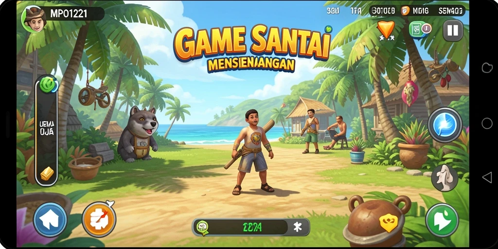 Tangkapan layar MPO1221 menampilkan gameplay yang seru dan interaktif.
