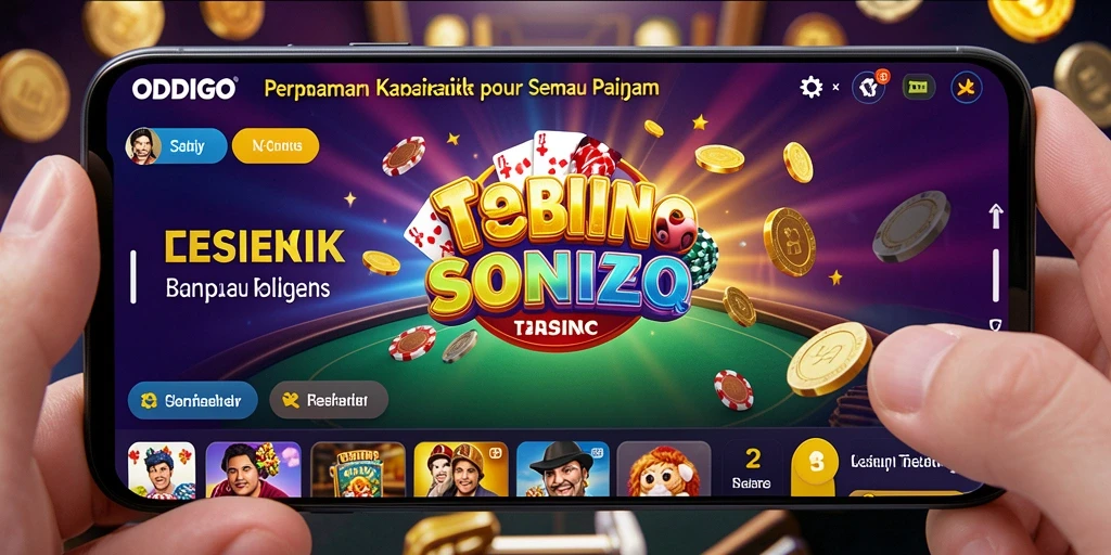 Tampilan menarik gameplay Kasino ODDIGO yang mendebarkan.