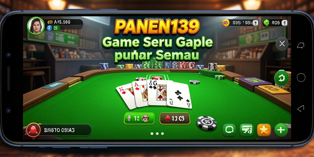 Screenshot gameplay PANEN138 menunjukkan suasana seru permainan Gaple.