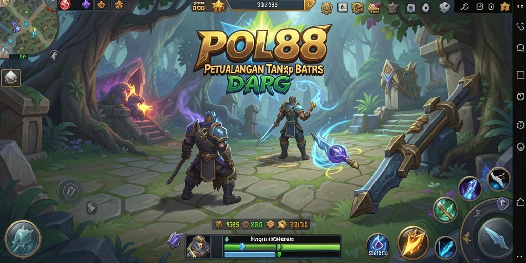 Tangkapan layar menampilkan aksi seru dalam gameplay ARPG POL88.