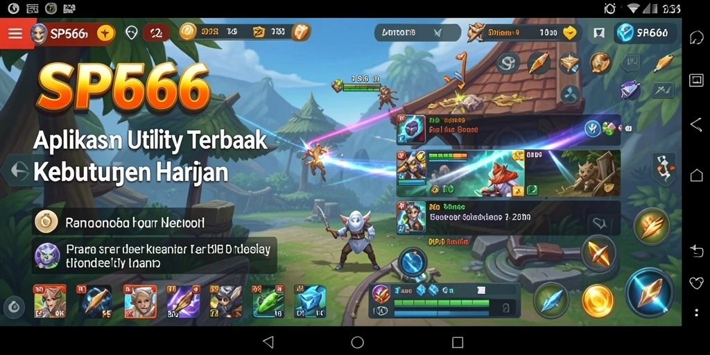 Tampilan antarmuka SP666 yang bersih dan fungsional.