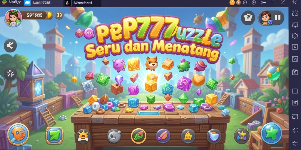Tampilan gameplay SP777 menampilkan tantangan puzzle yang mengasyikkan.