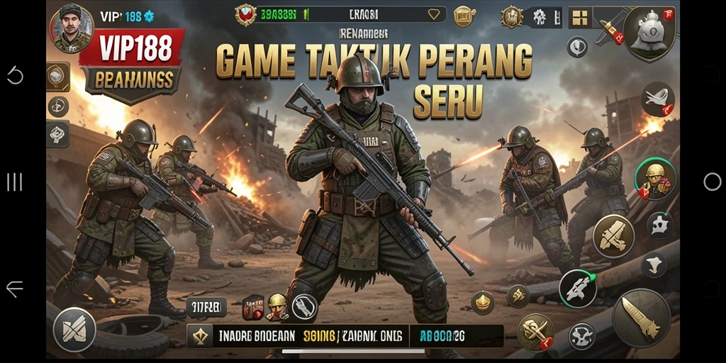 Screenshot gameplay VIP188 yang menunjukkan aksi seru dalam pertempuran.